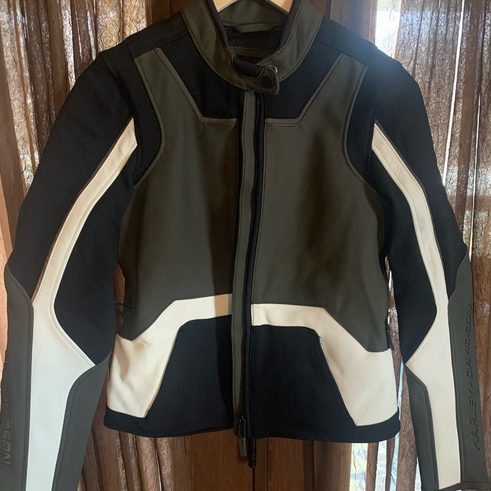Harley-Davidson Black, White, and Olive Ski Jacket